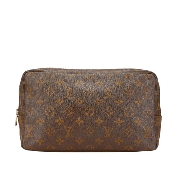 Louis Vuitton Brown Monogram Toiletry Bag - Picture 1 of 11